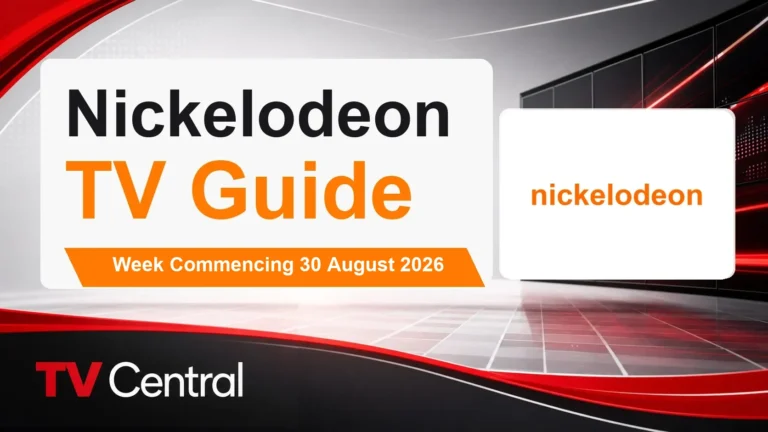 Nickelodeon TV Guide: Week Commencing 30 August 2026