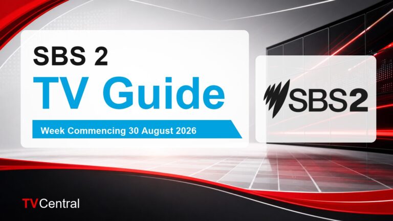 SBS 2 TV Guide: Week Commencing 30 August 2026
