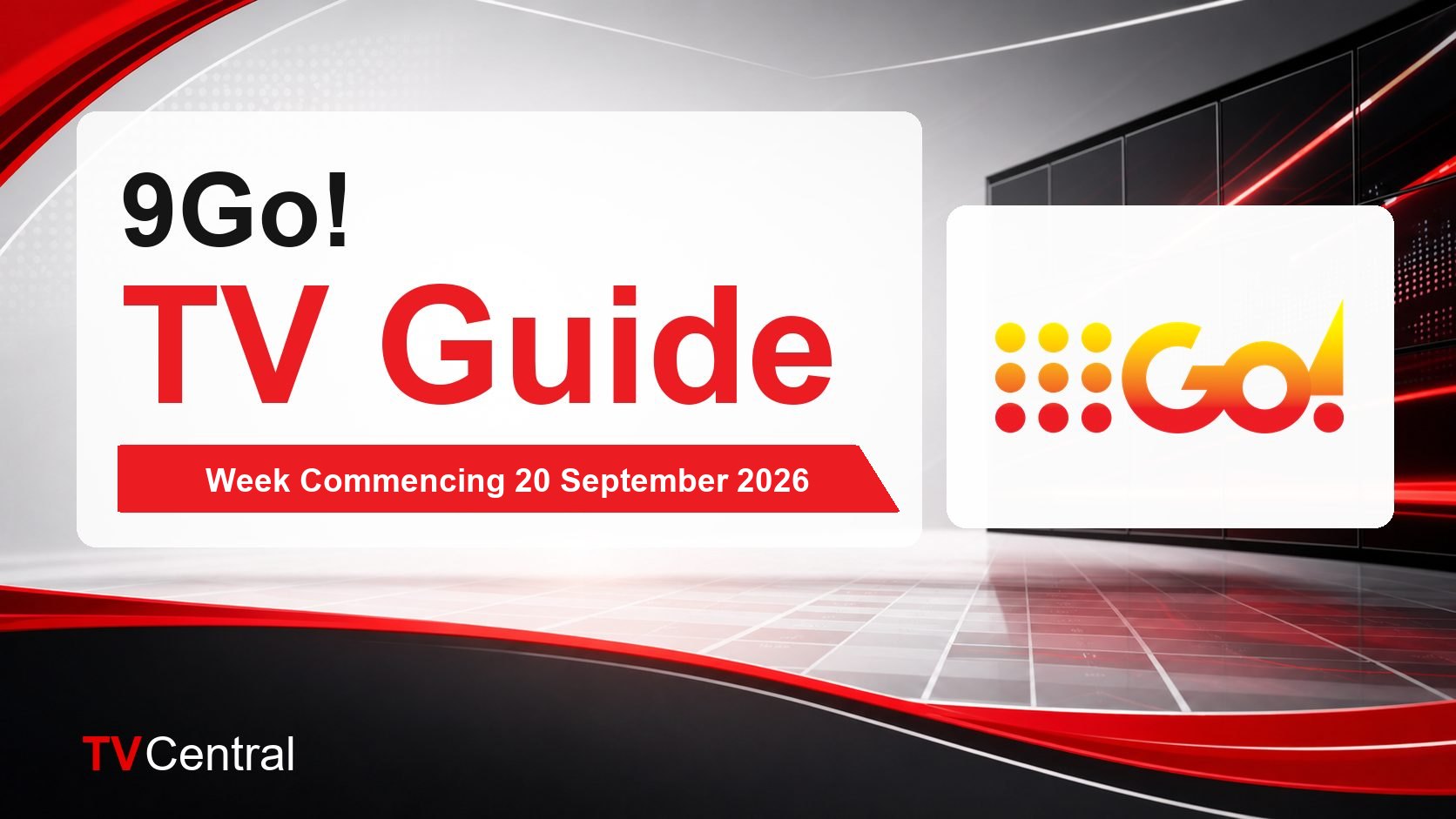 9Go TV Guide: Week Commencing 20 September 2026