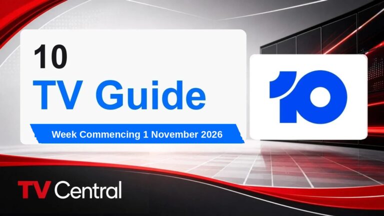 10 TV Guide: Week Commencing 1 November 2026