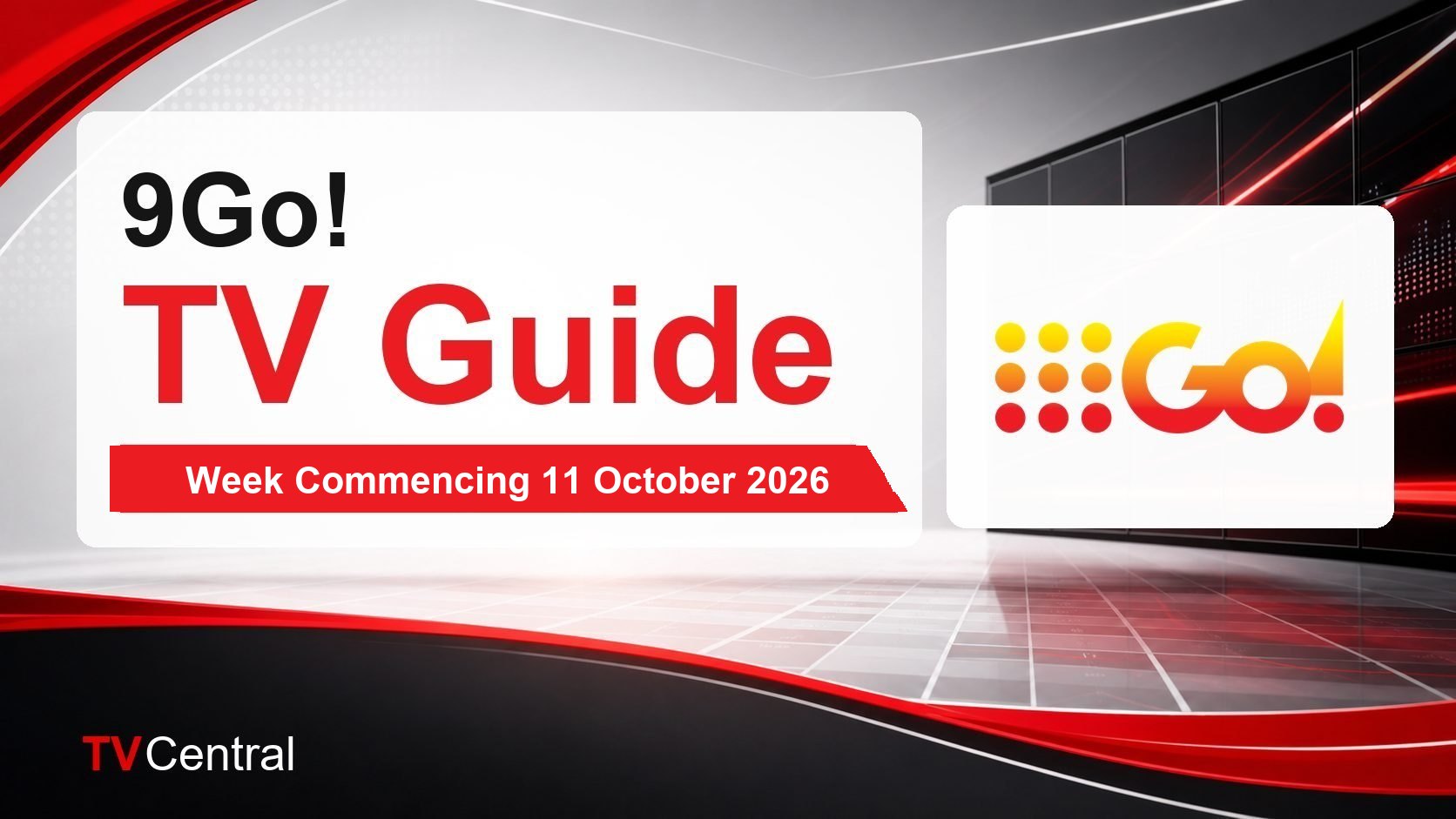 9Go TV Guide: Week Commencing 11 October 2026