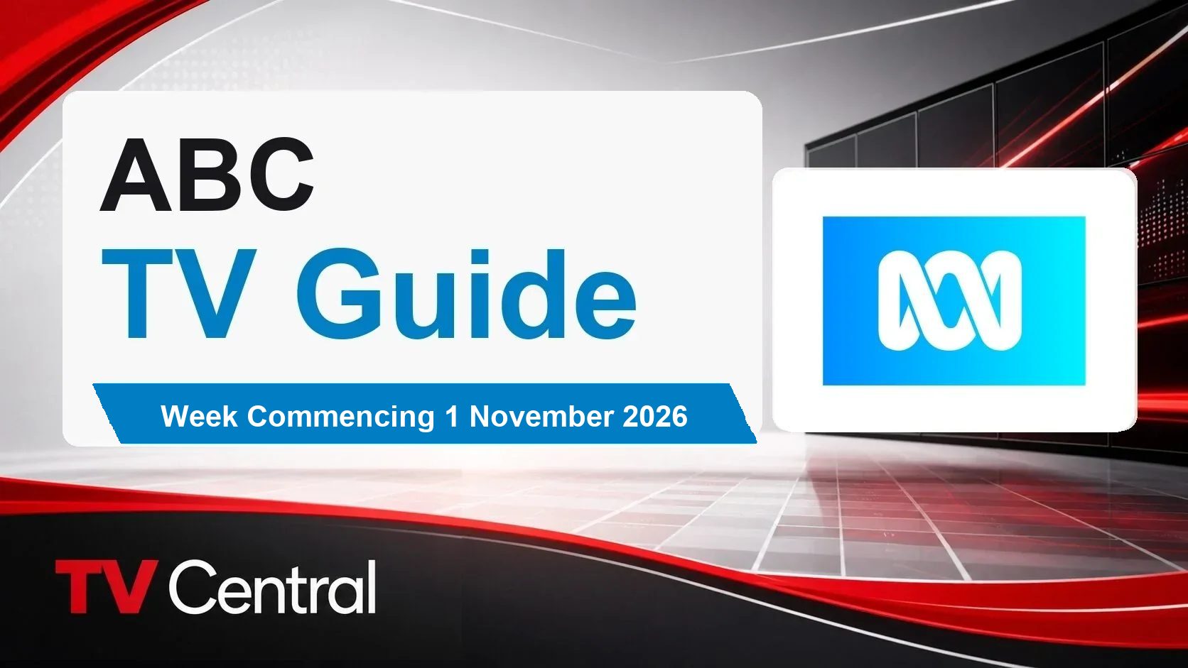 ABC TV Guide: Week Commencing 1 November 2026