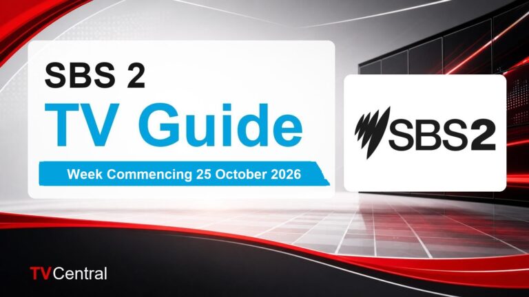SBS 2 TV Guide: Week Commencing 25 October 2026