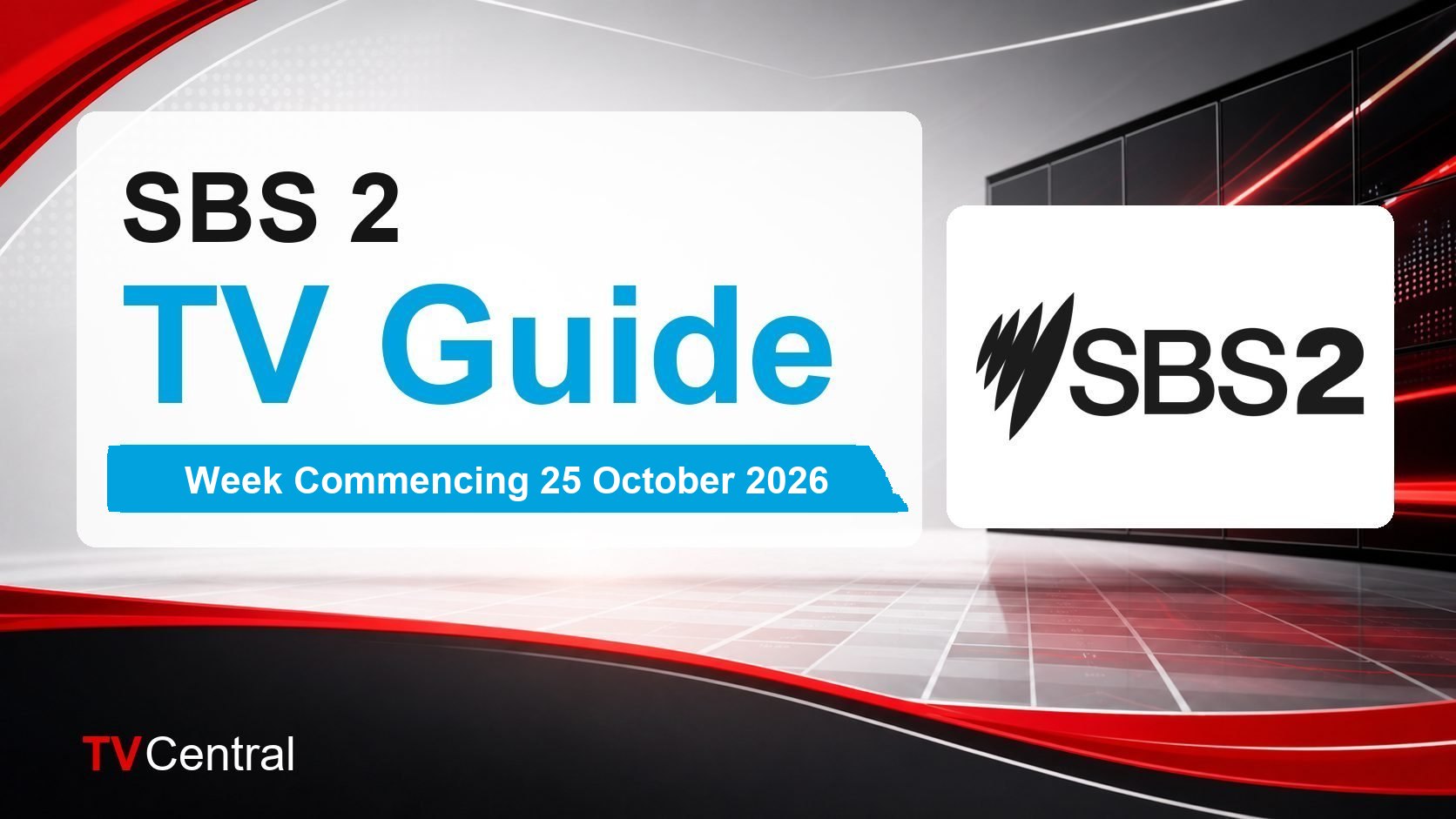 SBS 2 TV Guide: Week Commencing 25 October 2026